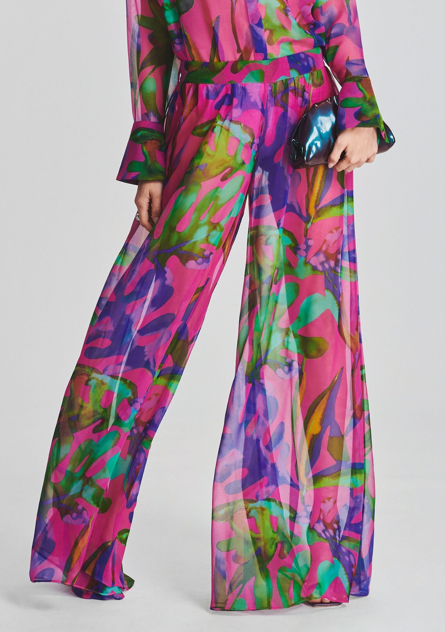 Zeca Silk Chiffon Pant
