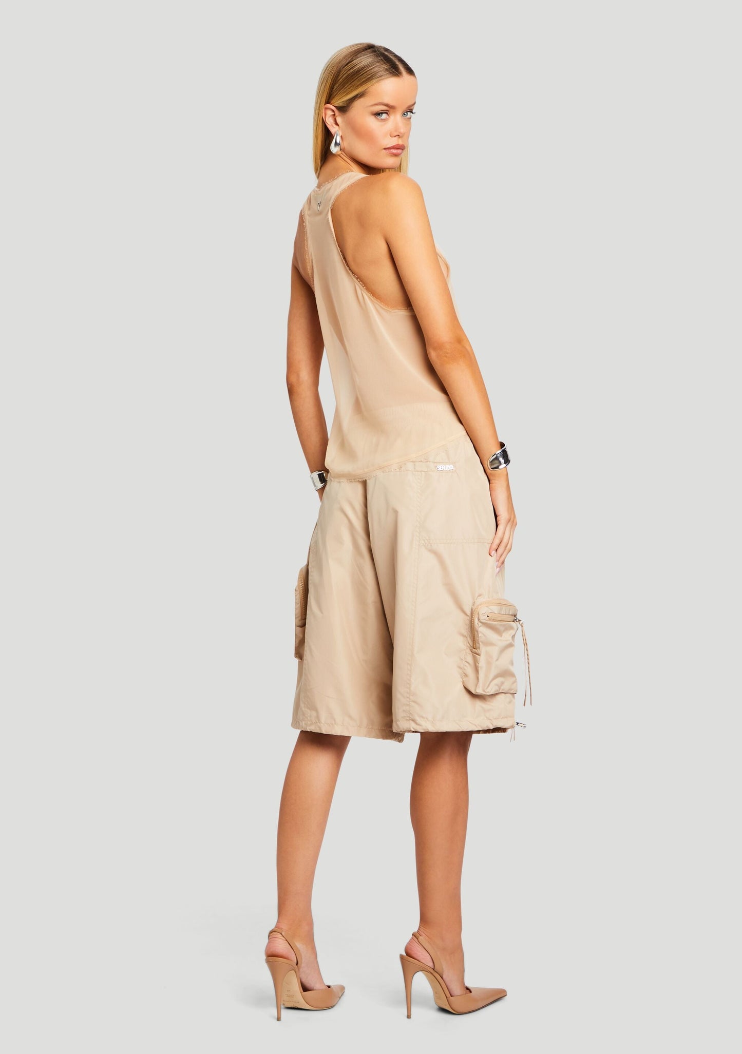 Alba Ruched Cargo Short